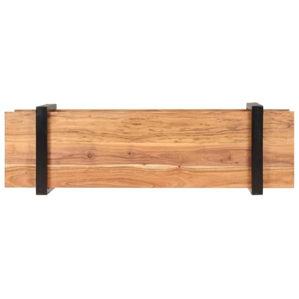 vidaXL TV-benk 130x40x40 cm heltre akasie