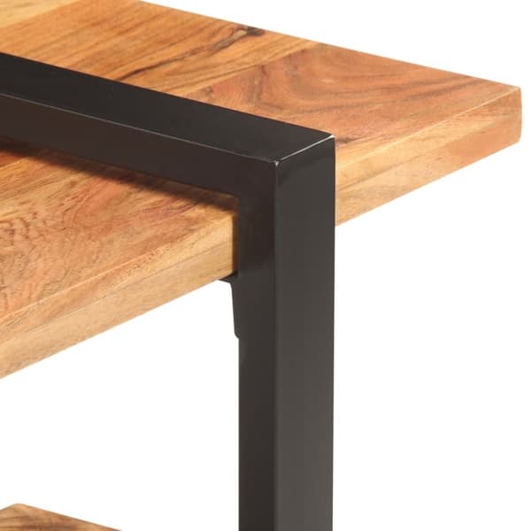 vidaXL TV-benk 130x40x40 cm heltre akasie