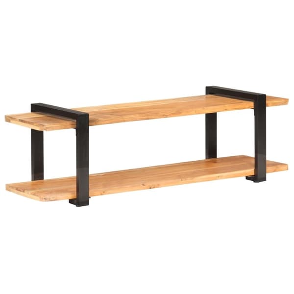 vidaXL TV-benk 130x40x40 cm heltre akasie