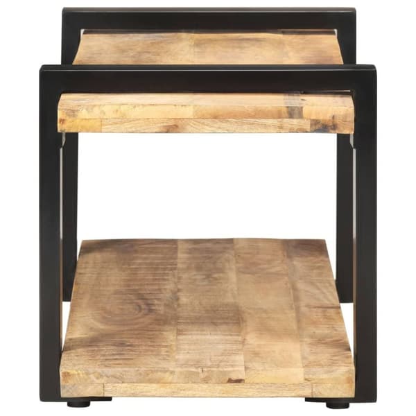 vidaXL TV-bänk 90x40x40 cm grovt mangoträ