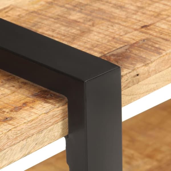 vidaXL TV-bänk 90x40x40 cm grovt mangoträ
