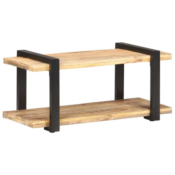 vidaXL TV-bänk 90x40x40 cm grovt mangoträ