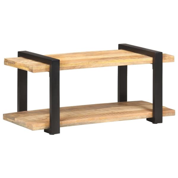 vidaXL TV-bänk 90x40x40 cm grovt mangoträ