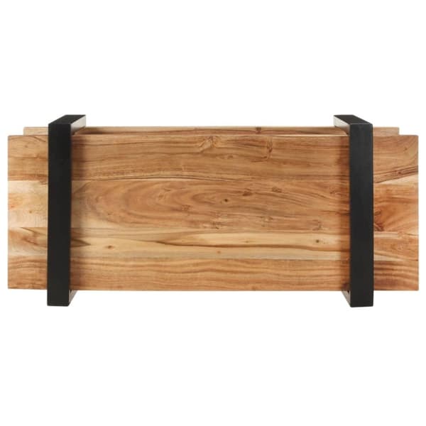 vidaXL tv-skab 90x40x40 cm massivt akacietræ