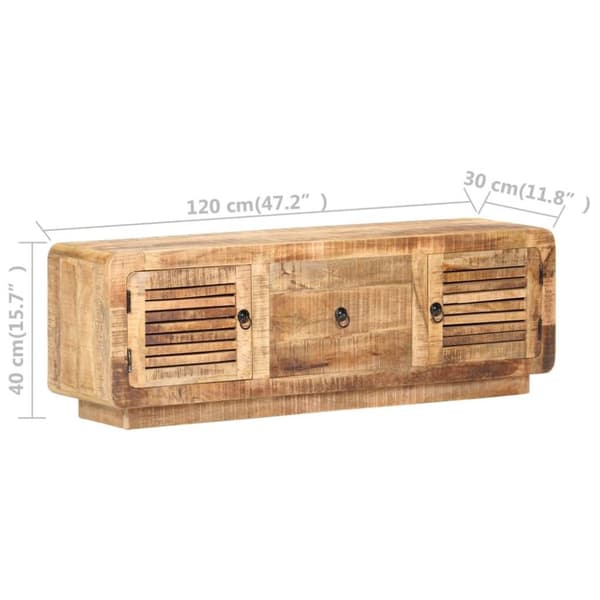 vidaXL tv-skab 120x30x40 cm ru mangotræ