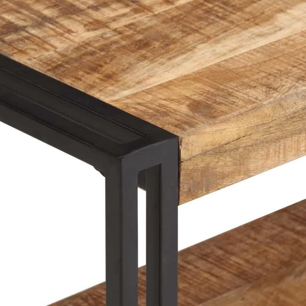 vidaXL TV-benk 120x30x40 cm grovt mangotre