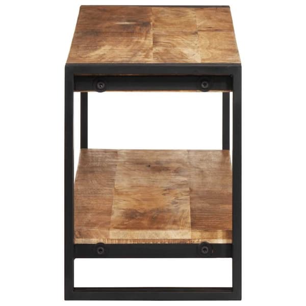 vidaXL TV-benk 120x30x40 cm grovt mangotre