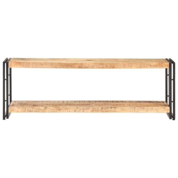 vidaXL TV-benk 120x30x40 cm grovt mangotre
