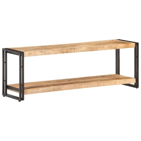 vidaXL TV-benk 120x30x40 cm grovt mangotre