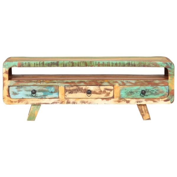 vidaXL tv-skab 117x30x41 cm massivt genbrugstræ
