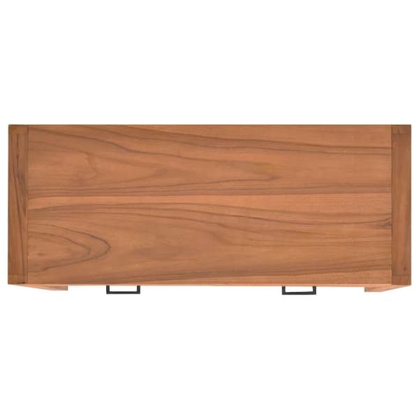 vidaXL Tv-bänk 100x40x45 cm teak
