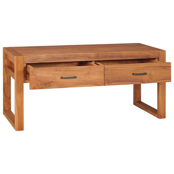 vidaXL Tv-bänk 100x40x45 cm teak