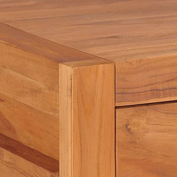 vidaXL Tv-bänk 100x40x45 cm teak