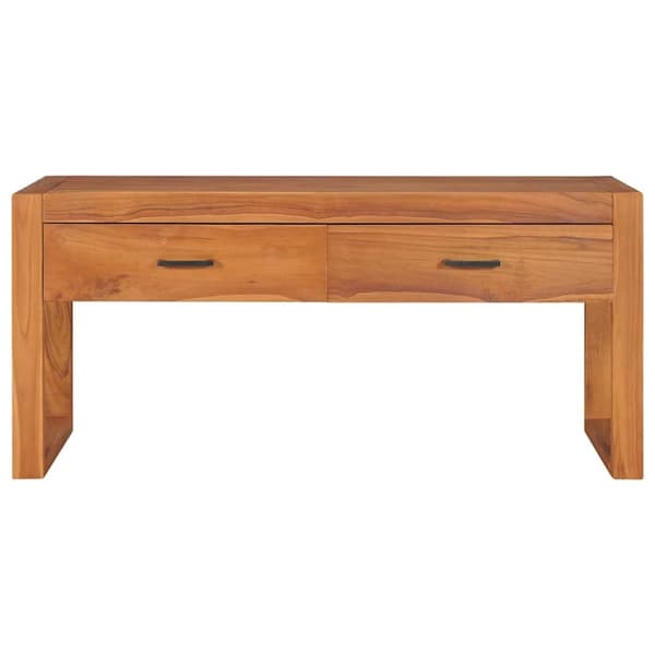 vidaXL Tv-bänk 100x40x45 cm teak
