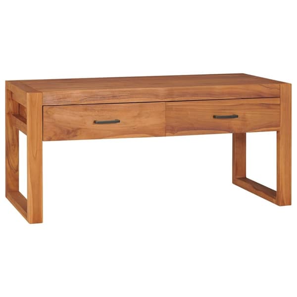 vidaXL Tv-bänk 100x40x45 cm teak