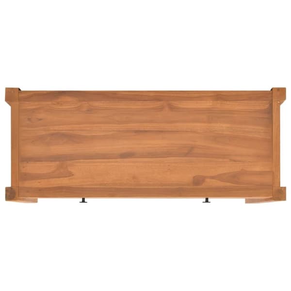 vidaXL TV-benk 100x40x45 cm teak