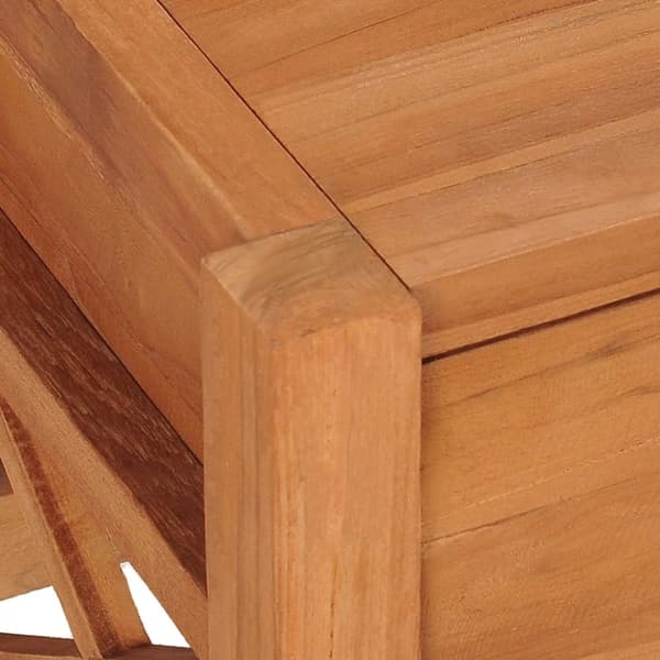 vidaXL TV-benk 100x40x45 cm teak