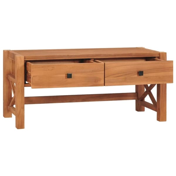 vidaXL TV-benk 100x40x45 cm teak