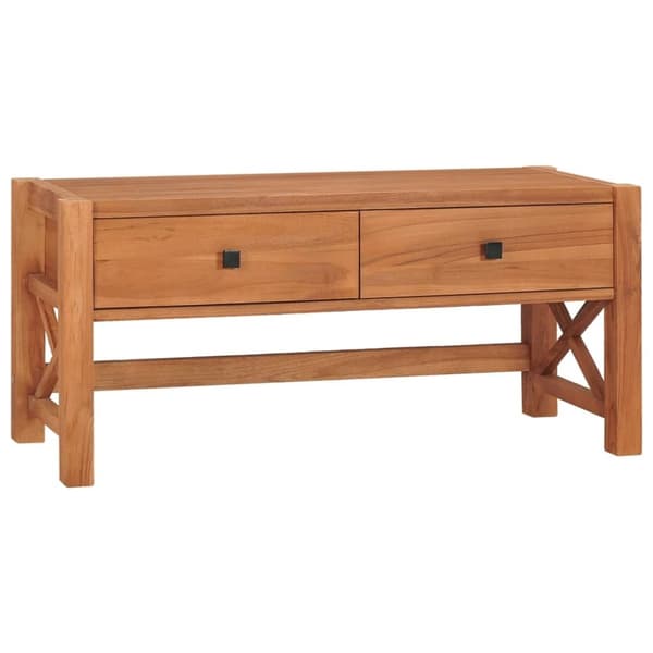 vidaXL TV-benk 100x40x45 cm teak