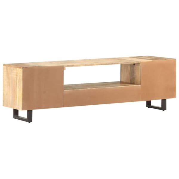 vidaXL TV-taso 160x30x45 cm täysi mangopuu