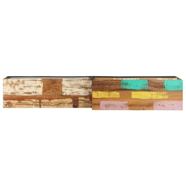vidaXL TV-benk 180x30x50 cm gjennvunnet heltre
