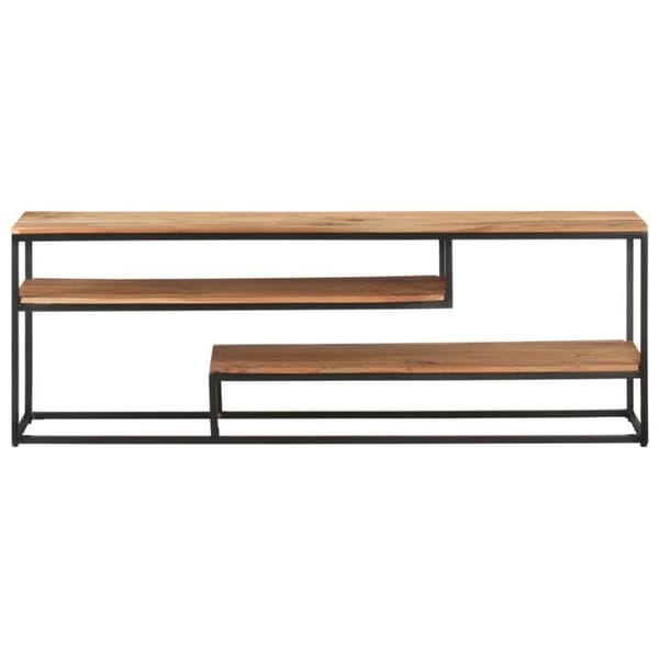 vidaXL TV-benk 130x30x45 cm heltre akasie
