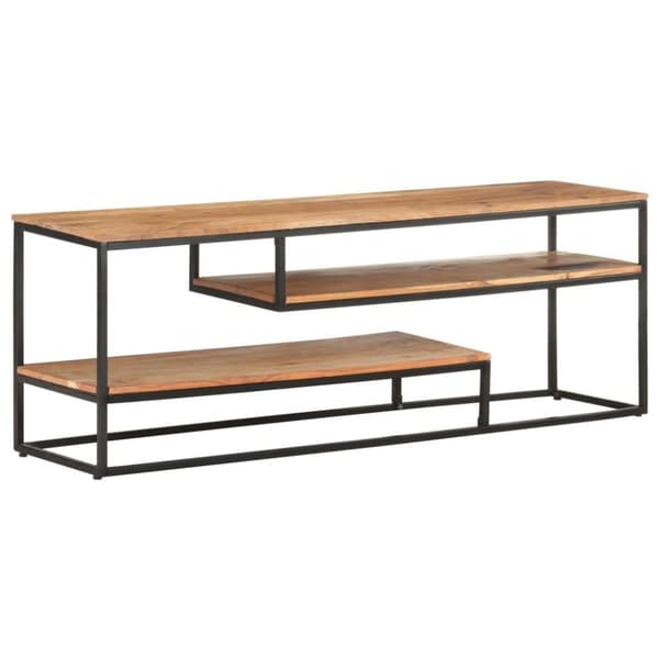 vidaXL TV-benk 130x30x45 cm heltre akasie