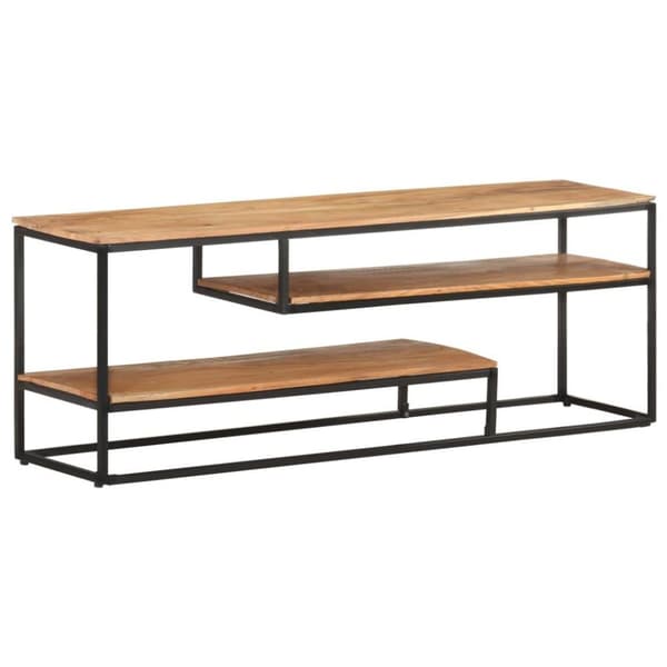 vidaXL TV-benk 130x30x45 cm heltre akasie