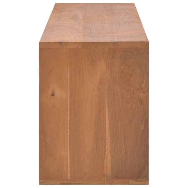 vidaXL TV-taso 110x30x40 cm täysi tiikki