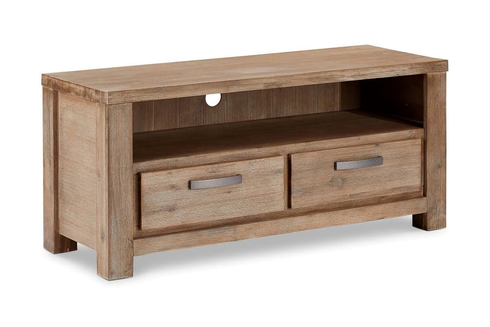ALPI TV-bänk 120 Liten 2 Lådor Brun