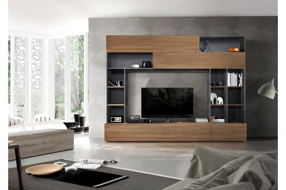 PARISA Mediamöbel 276 Brun/Grå