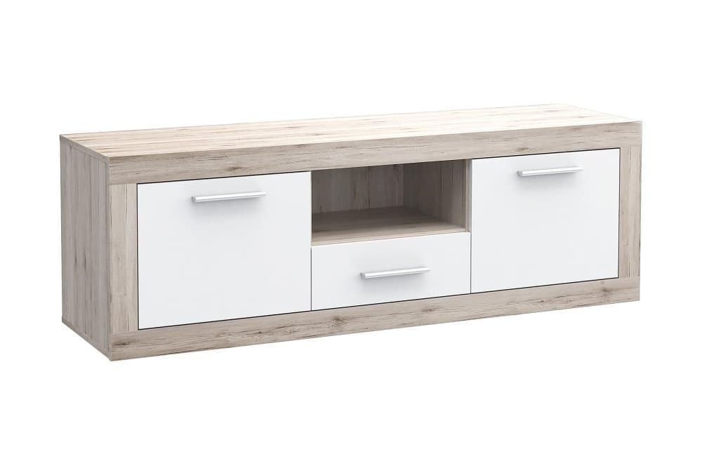 MILAKOVIC TV-Bänk 41 cm Brun/Vit