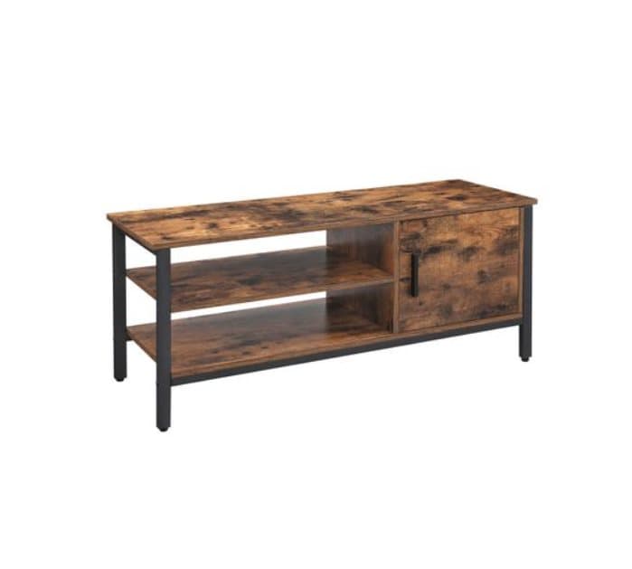 Segenn tv-stativ, TV bord, för TV-apparater upp till 48 inches - lowboard med skåp och hyllor nivå 2 - vardagsrum - korridor - 110 x 40 x 45 cm