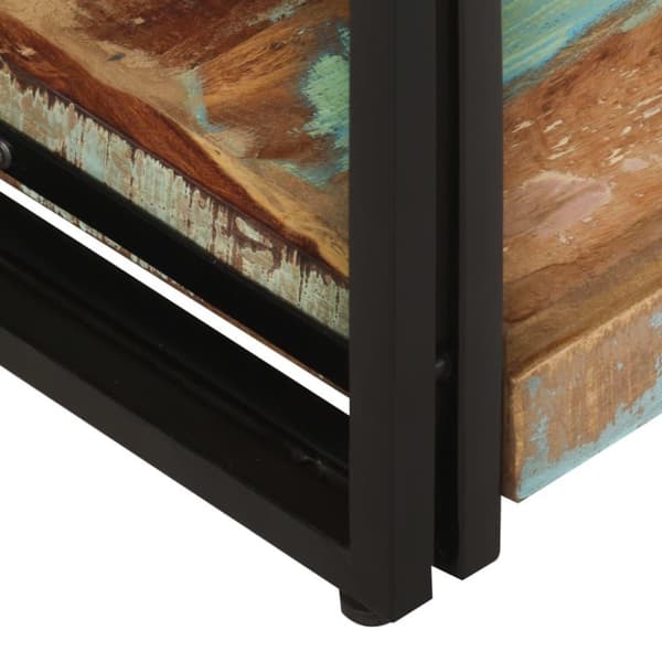 vidaXL TV-benk 90x30x40 cm gjenvunnet heltre