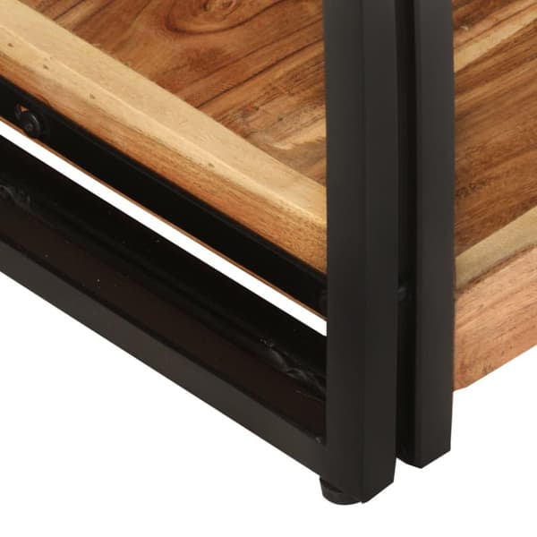 vidaXL TV-benk 90x30x40 cm heltre akasie