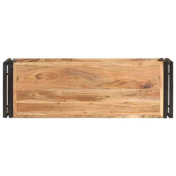 vidaXL TV-taso 90x30x40 cm täysi akaasiapuu