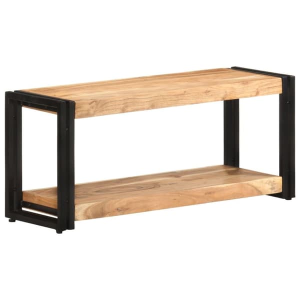 vidaXL TV-taso 90x30x40 cm täysi akaasiapuu
