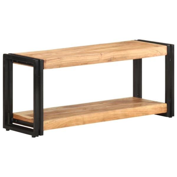 vidaXL TV-taso 90x30x40 cm täysi akaasiapuu