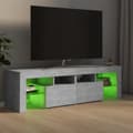 Pikkukuva 4 / 11: vidaXL TV-taso LED-valoilla betoninharmaa 140x36,5x40 cm