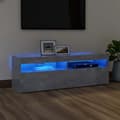 Pikkukuva 1 / 11: vidaXL TV-taso LED-valoilla betoninharmaa 120x35x40 cm