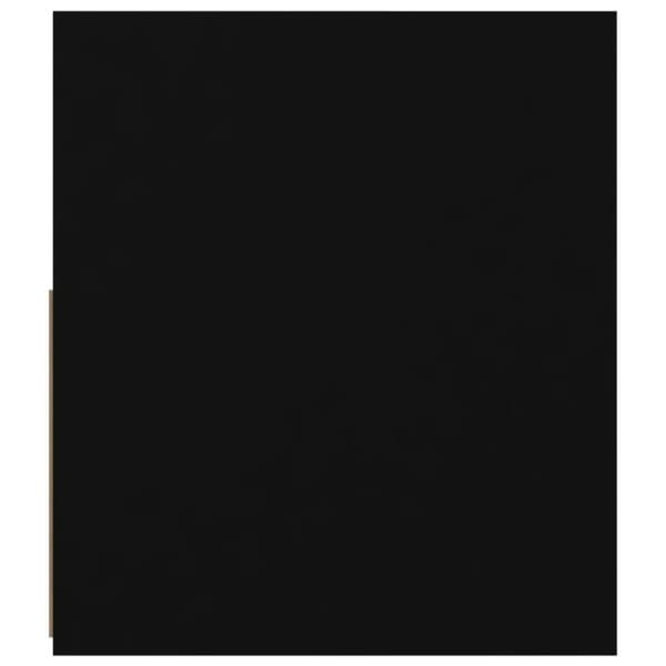vidaXL tv-bord med LED-lys 120x35x40 cm sort