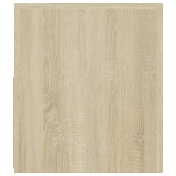 vidaXL tv-bord med LED-lys 120x35x40 cm sonoma-eg