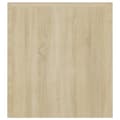Miniatyrbilde 6 av 11: vidaXL TV-benk med LED-lys sonoma eik 120x35x40 cm