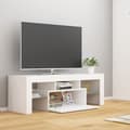 Miniatyrbilde 7 av 11: vidaXL TV-benk med LED-lys hvit 120x35x40 cm