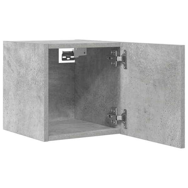 vidaXL væghængt tv-skab 30,5x30x30 cm betongrå