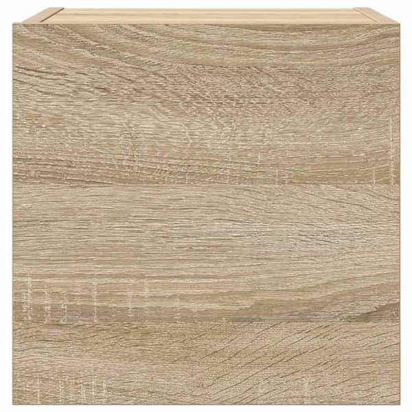 vidaXL Vegghengte TV-benker 2 stk sonoma eik 30,5x30x30 cm