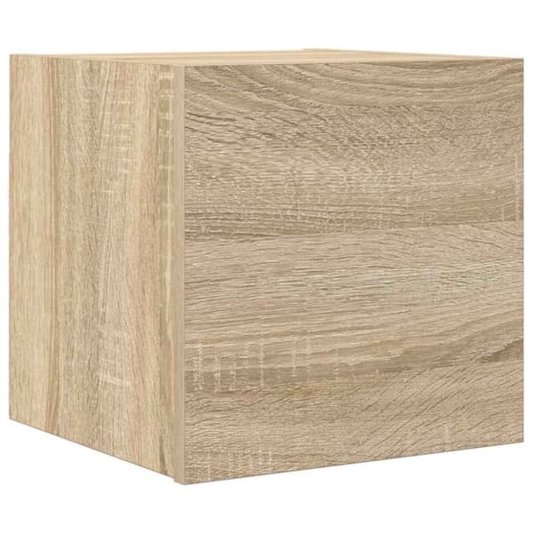vidaXL Vegghengt TV-benk sonoma eik 30,5x30x30 cm