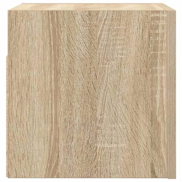 vidaXL Vegghengt TV-benk sonoma eik 30,5x30x30 cm