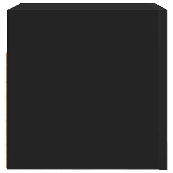 vidaXL Vegghengte TV-benker 2 stk svart 30,5x30x30 cm
