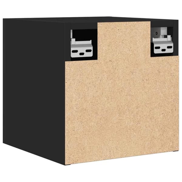 vidaXL Vegghengte TV-benker 2 stk svart 30,5x30x30 cm